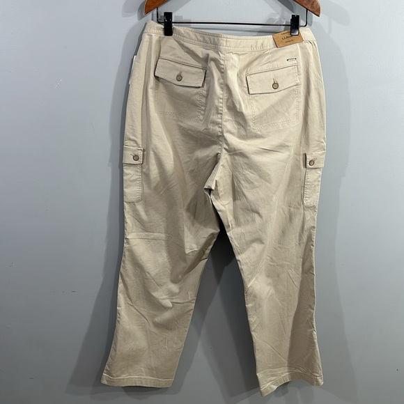 L.L. Bean Women’s Plus Cargo Pants 20W-Tall Southport Cargo Driftwood NEW #B427 - Picture 7 of 10